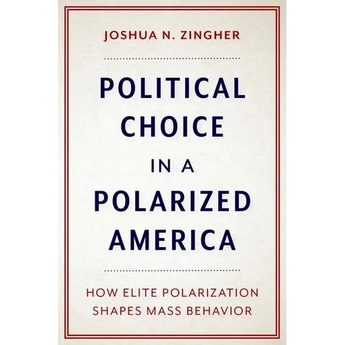 Political Choice in a Polarized America: How Elite Polarization Shapes Mass Behavior - Paperback