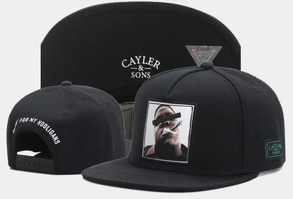 Classic Snapback Hat – Flat Bill Adjustable Baseball Cap