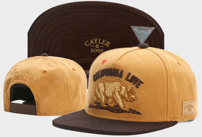Classic Snapback Hat – Flat Bill Adjustable Baseball Cap