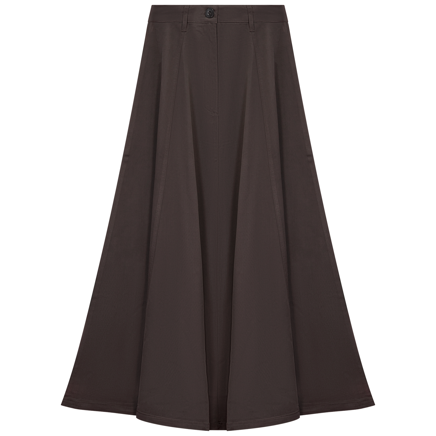 Cotton Maxi A Line Fringe Skirt