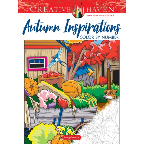Creative Haven Autumn Inspirations Color by Number - Paperback
