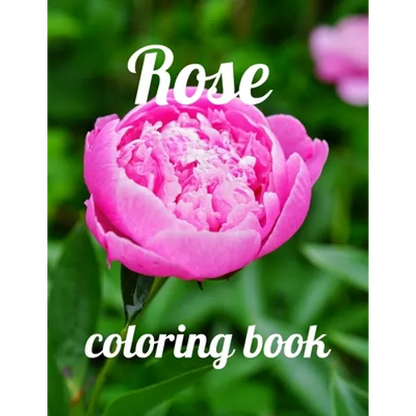 Rose coloring book: A Coloring Book of 35 Unique rose Coe Stress relief Book Designs Paperback - Paperback