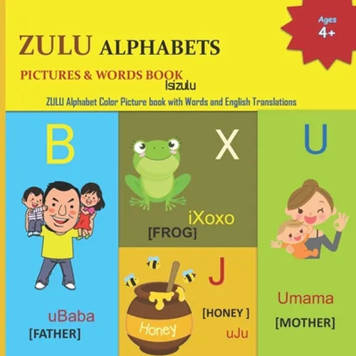 Zulu Alphabets Pictures & Words Book - Paperback