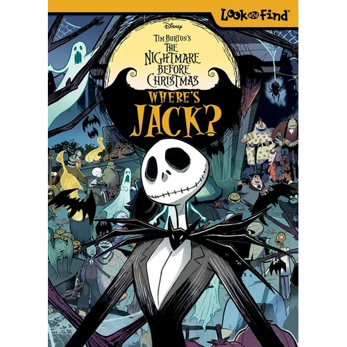 Disney Tim Burton's the Nightmare Before Christmas Look and Find - Hardcover