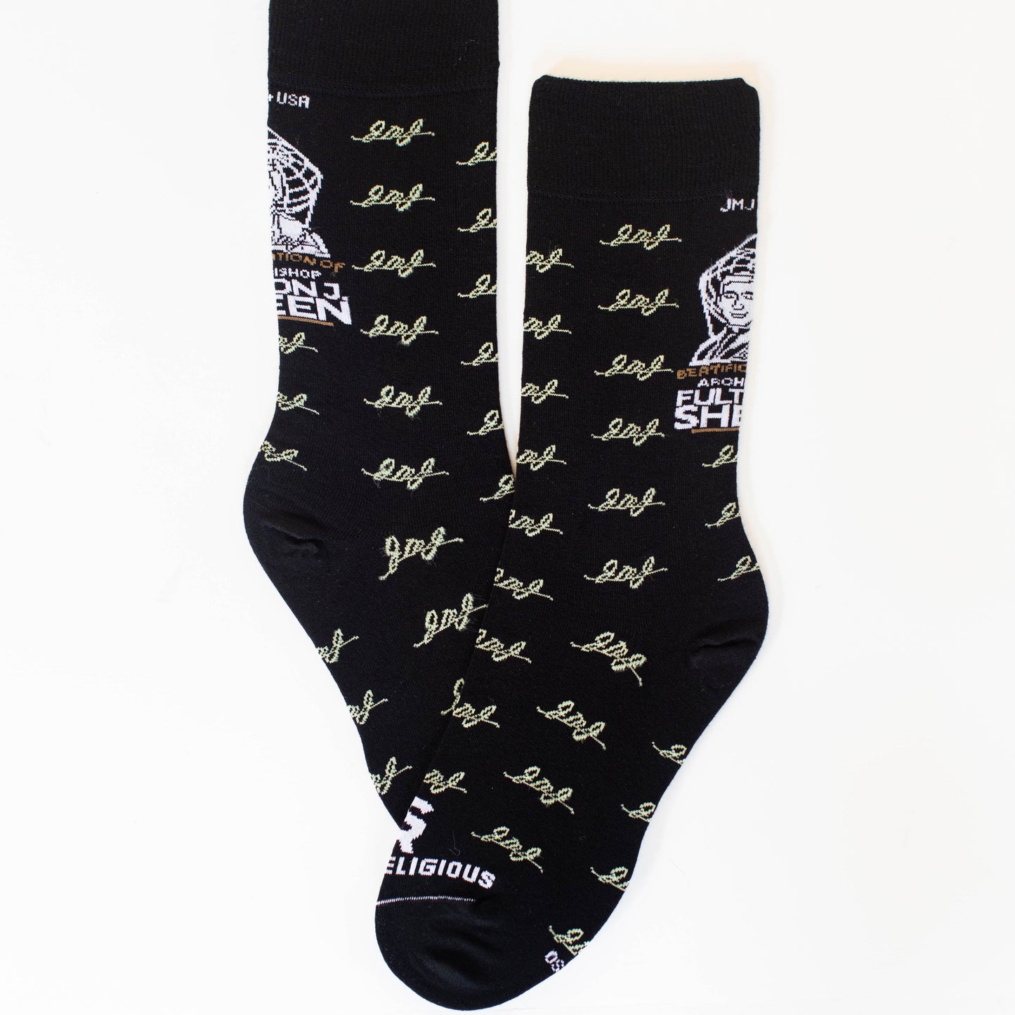 Official Beatification of Fulton Sheen JMJ Adult Socks