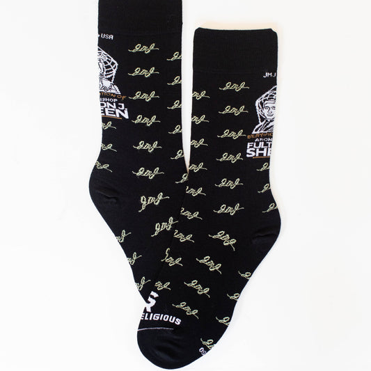 Official Beatification of Fulton Sheen JMJ Adult Socks