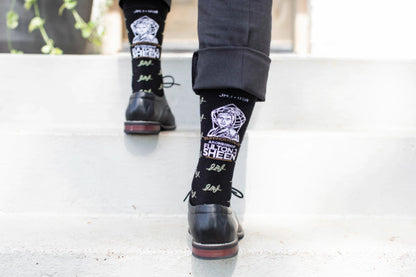 Official Beatification of Fulton Sheen JMJ Adult Socks