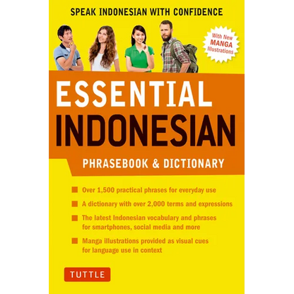 Essential Indonesian Phrasebook & Dictionary: Speak Indonesian with Confidence (Revised Edition) - Paperback