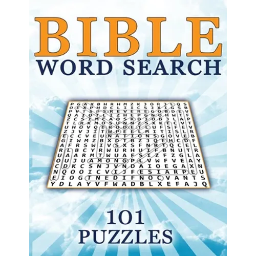 Bible Word Search 101 Puzzles: Large Print - Paperback