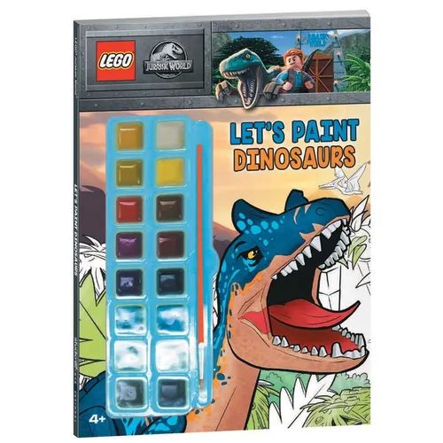 Lego Jurassic World: Let's Paint Dinosaurs - Paperback