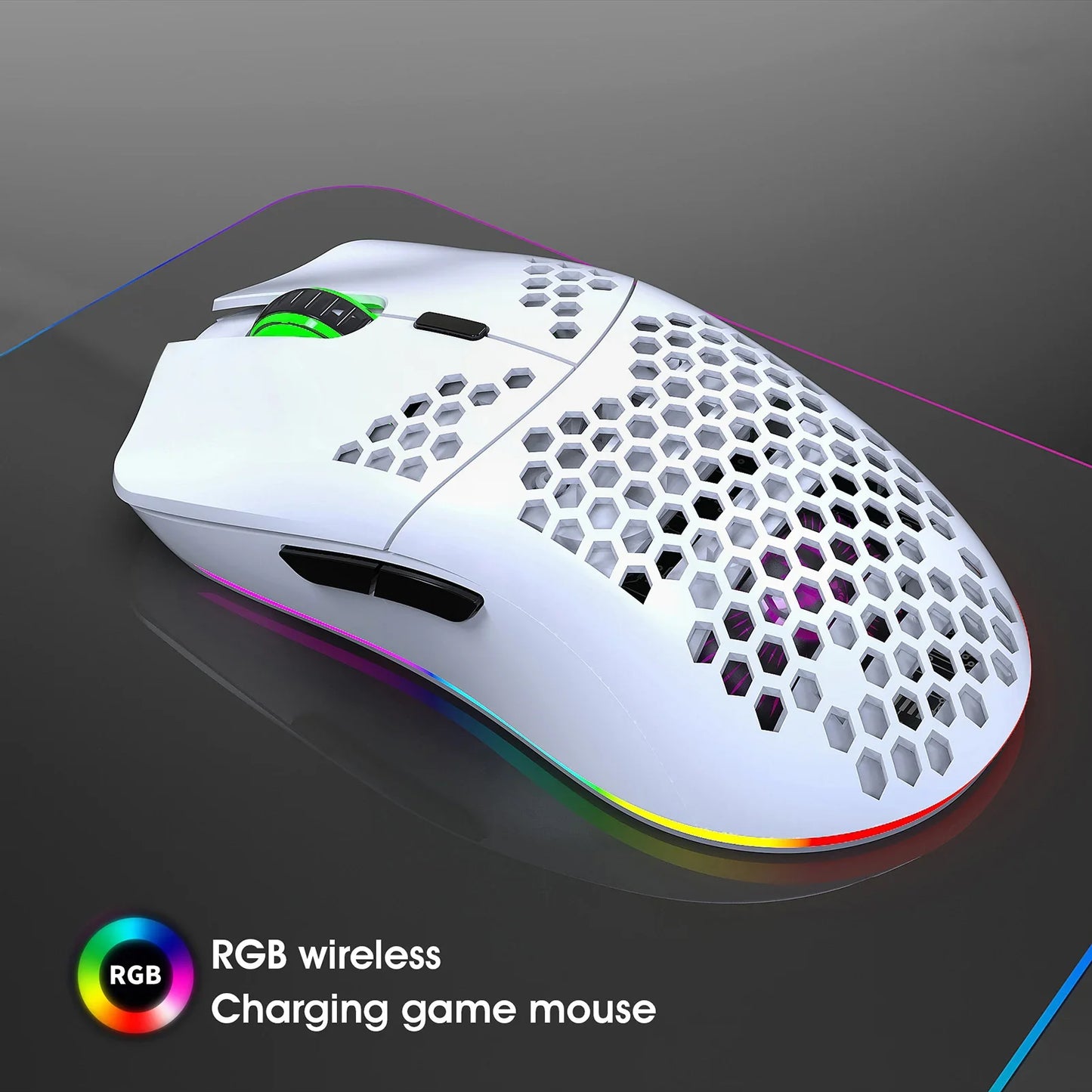HXSJ T66 RGB 2.4G Wireless Gaming Mouse RGB