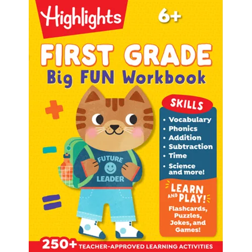 First Grade Big Fun Workbook: First Grade Workbook with 256 Pages of Activities for Reading Comprehension, Math, Science and More to Build Essential S - Paperback