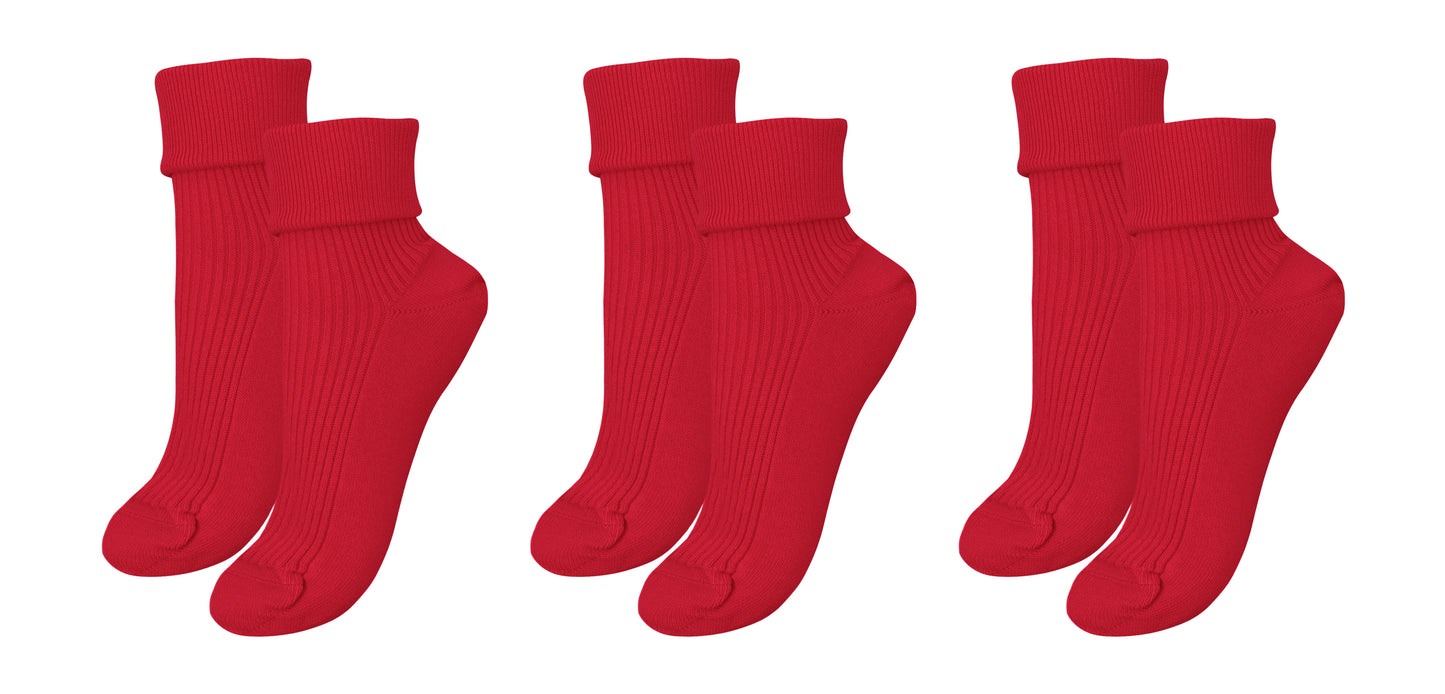 tittimitti® 100% Organic Combed Cotton Luxury Women's Socks 3-Pack. Made in Italy.