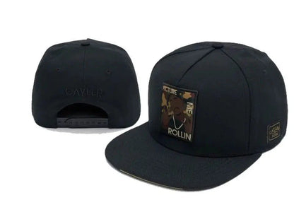 Skull Hand Snapback Hat – Flat Bill Adjustable Baseball Cap