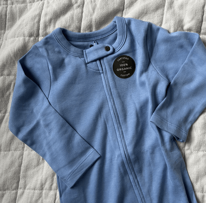 footie |  periwinkle blue