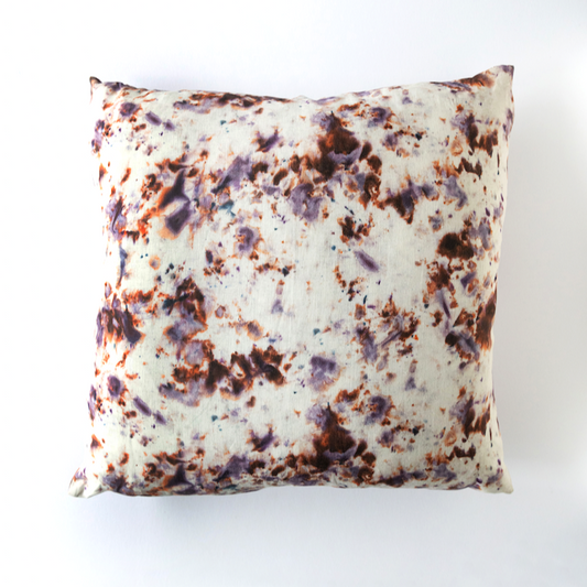 Rose Marble Linen Throw Pillow | 20x20 | Goldie Home