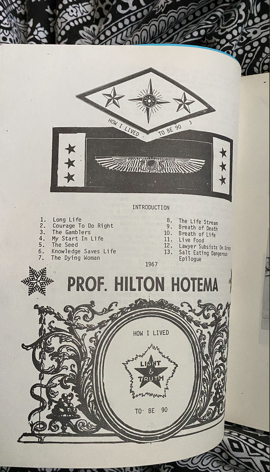 How I Lived To Be Ninety — Hilton Hotema