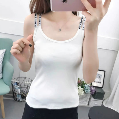 Women’s Solid Color Sleeveless Tank Top