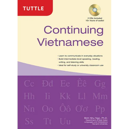 Continuing Vietnamese: Let's Speak Vietnamese (Audio Recordings Included) [With CDROM] - Paperback