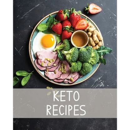 Keto Recipe Book: Ketogenic Blank Recipe Journal, Keto Notebook, Organizer For Recipe Collection, Macros Tracker Counter, Keto Diet Write In Cookbook - Paperback