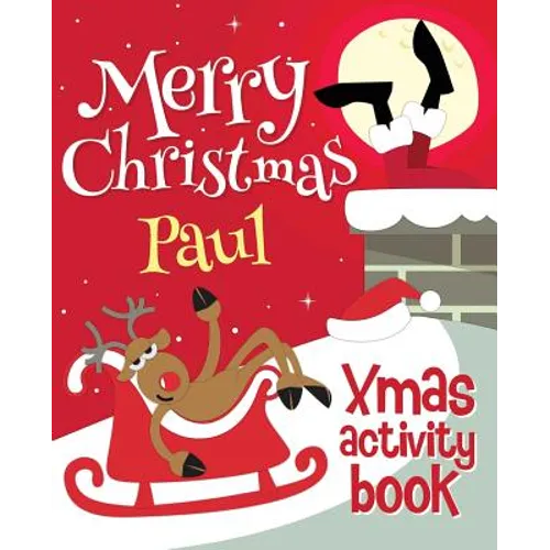 Merry Christmas Paul - Xmas Activity Book: (Personalized Children's Activity Book) - Paperback