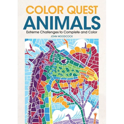 Color Quest Animals: Extreme Challenges to Complete and Color - Paperback