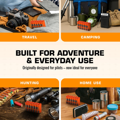 12 AA Pack Battery Caddy (Orange)