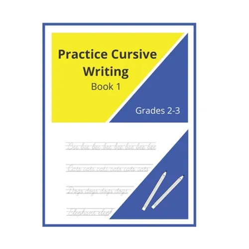 Practice Cursive Writing Book 1 - Paperback
