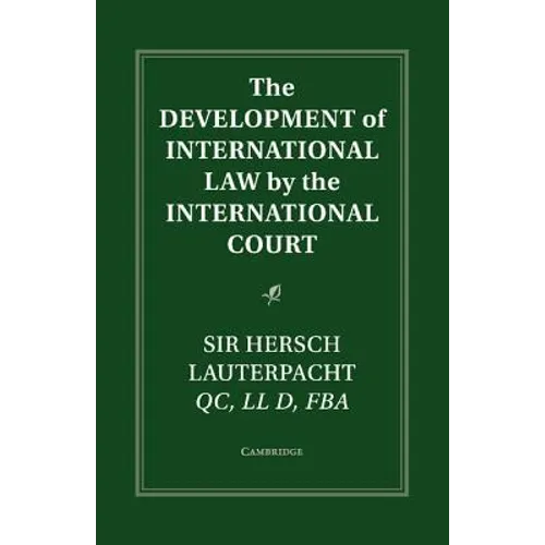 The Development of International Law by the International Court - Paperback