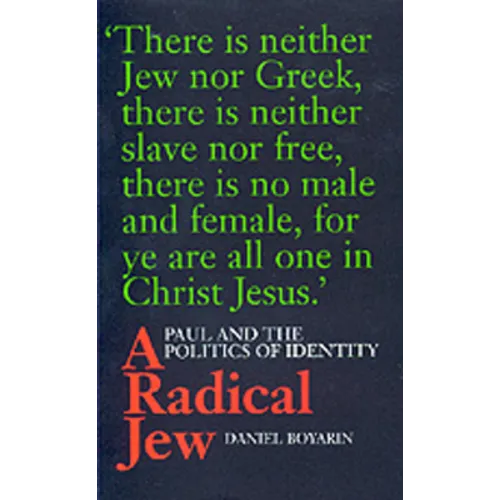 A Radical Jew: Paul and the Politics of Identity Volume 1 - Paperback