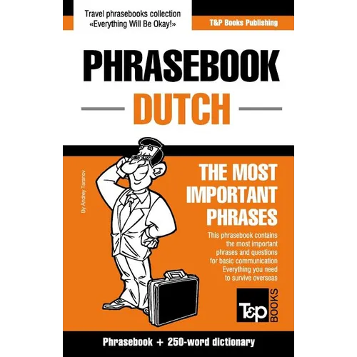English-Dutch phrasebook and 250-word mini dictionary - Paperback