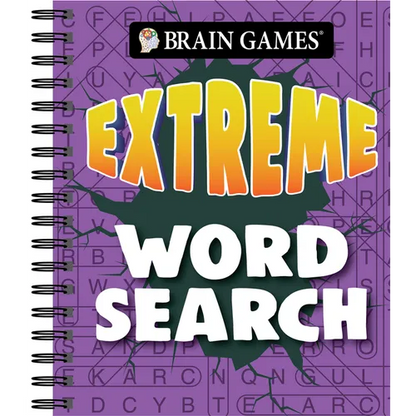 Brain Games - Extreme Word Search (Purple) - Spiral