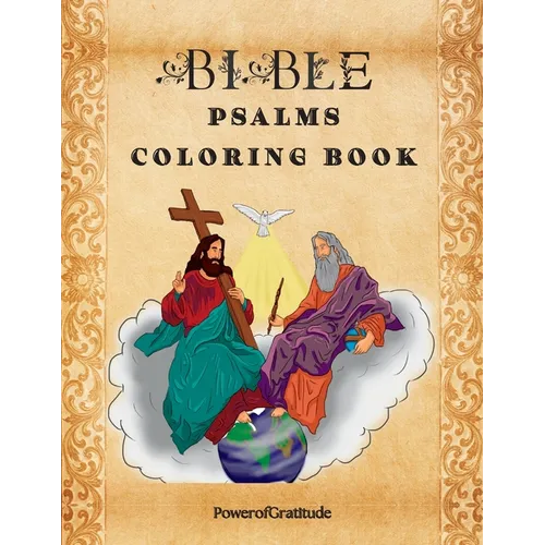 Bible Psalms Coloring Book: Inspirational Coloring Book with Scripture for Adults & Teens - Paperback