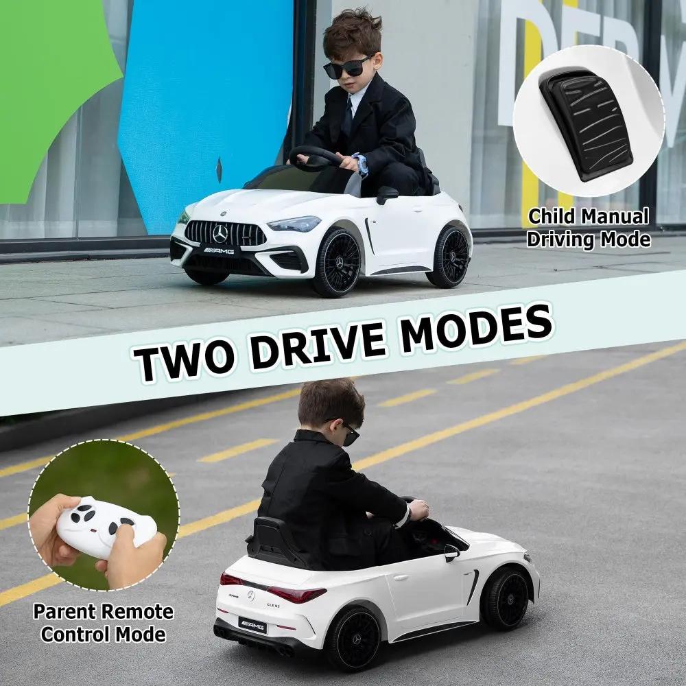 TOBBI 6V Licensed Mercedes-Benz AMG CLE53 Electric Kids Ride-On Car
