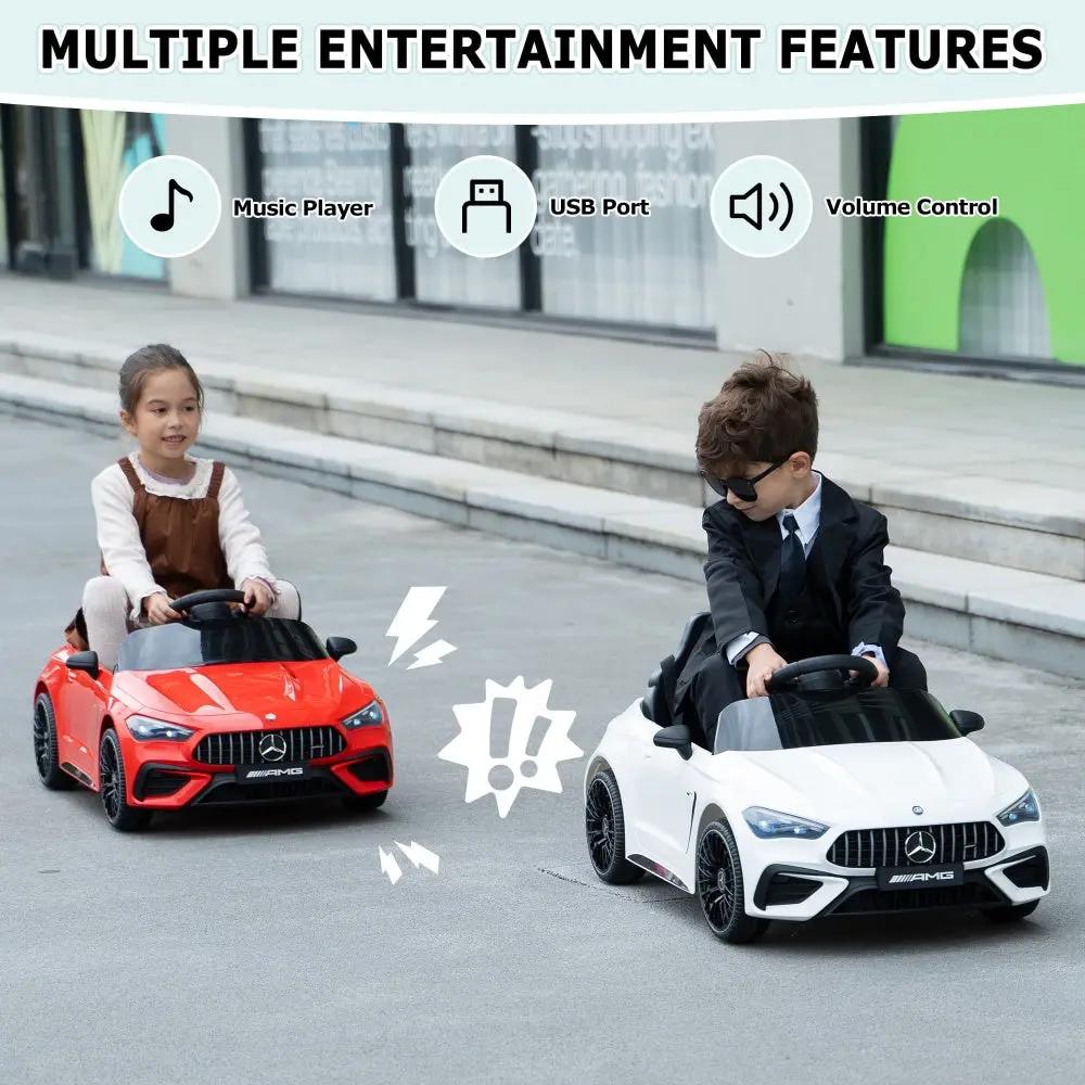 TOBBI 6V Licensed Mercedes-Benz AMG CLE53 Electric Kids Ride-On Car