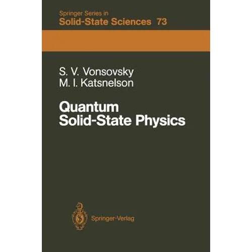 Quantum Solid-State Physics - Paperback