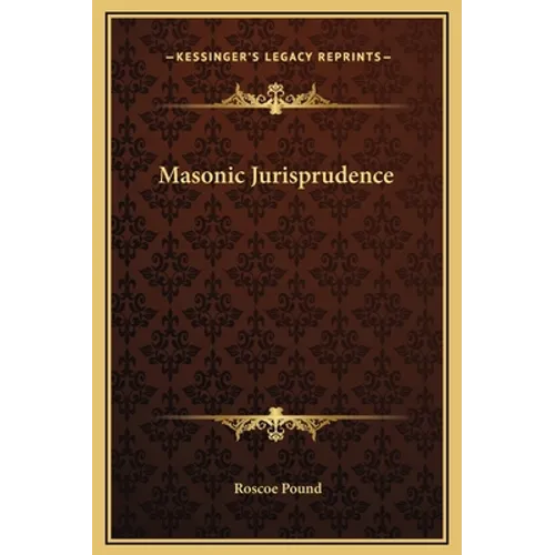 Masonic Jurisprudence - Hardcover
