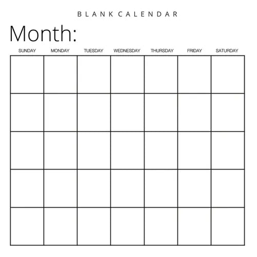 Blank Calendar: White Background, Undated Planner for Organizing, Tasks, Goals, Scheduling, DIY Calendar Book - Paperback