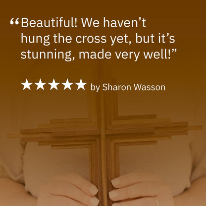 Walnut Layered Cross