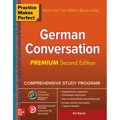 Practice Makes Perfect: German Conversation, Premium Second Edition - Paperback