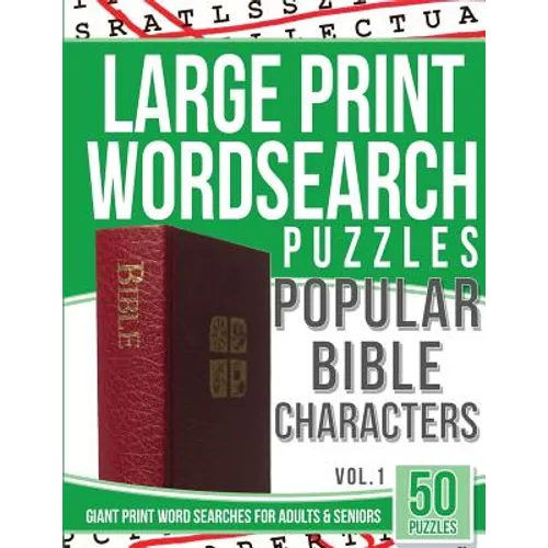 Large Print Wordsearches Puzzles Popular Bible Characters: Giant Print Word Searches for Adults & Seniors - Paperback
