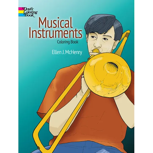 Musical Instruments Coloring Book - Paperback
