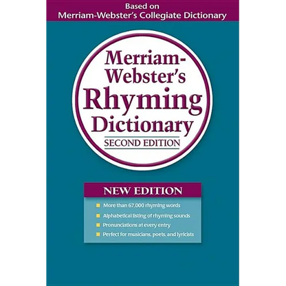 Merriam-Webster's Rhyming Dictionary - Paperback
