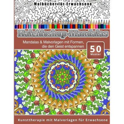Malbucher fur Erwachsene Kaleidoskop-Mandalas - Paperback