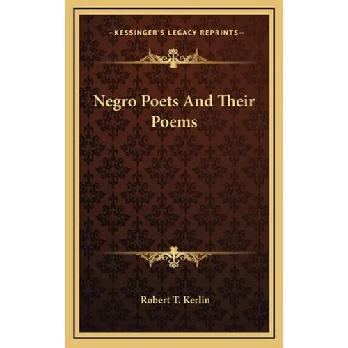 Negro Poets And Their Poems - Hardcover