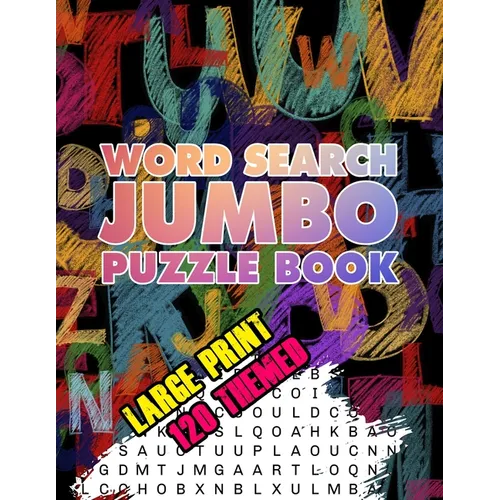 Word Search Jumbo Puzzle Book: Wordsearch Book For Adults 2020: Word Search Books For Grandad: Big Wordsearch Books For Adults: Word Search For Adults - Paperback