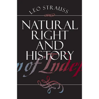 Natural Right and History - Paperback