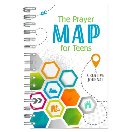 The Prayer Map for Teens: A Creative Journal - Spiral