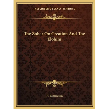 The Zohar On Creation And The Elohim - Paperback