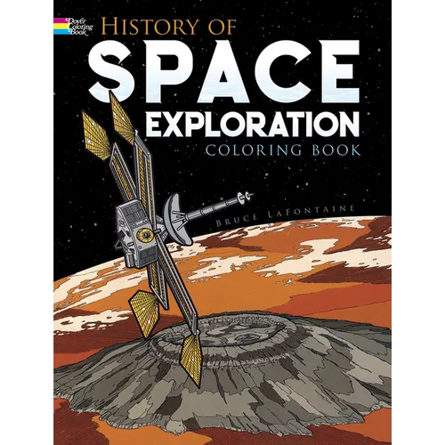 History of Space Exploration Coloring Book - Paperback